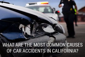 What are the most common causes of car accidents in California?